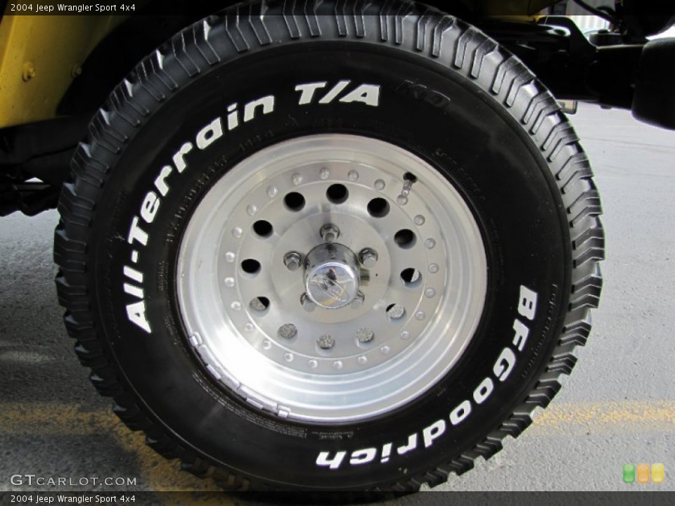 2004 Jeep Wrangler Custom Wheel and Tire Photo #56695733