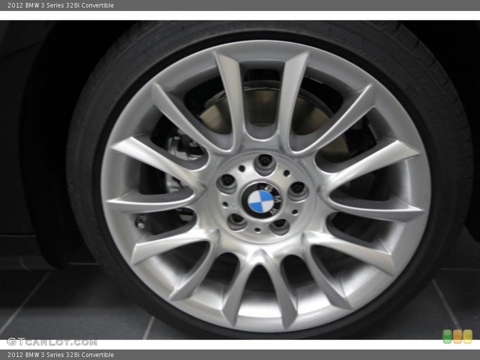 2012 BMW 3 Series 328i Convertible Wheel and Tire Photo #56697900