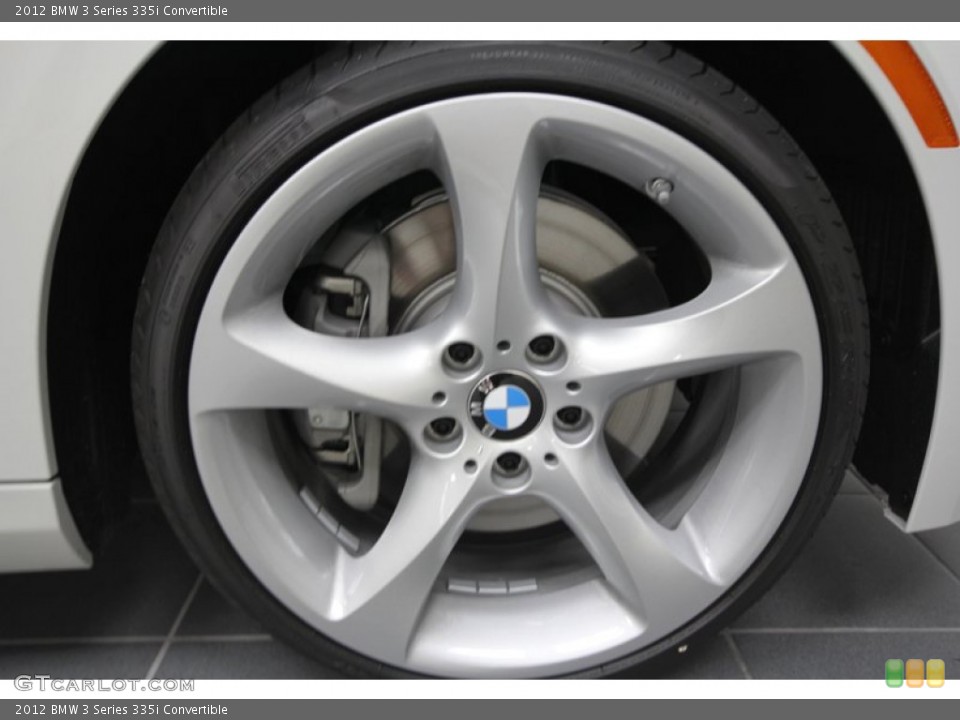 2012 BMW 3 Series 335i Convertible Wheel and Tire Photo #56698053