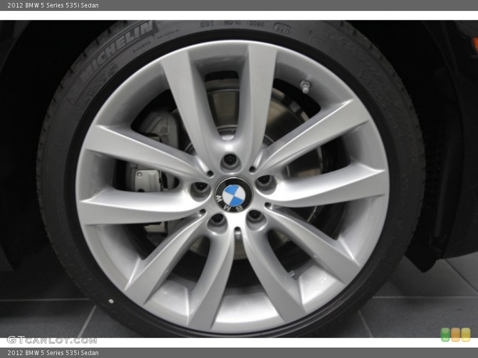 2012 BMW 5 Series 535i Sedan Wheel and Tire Photo #56698131