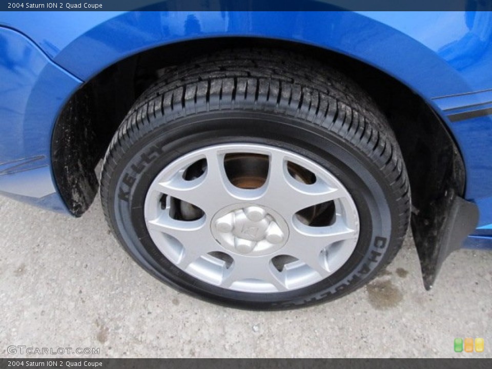 2004 Saturn ION 2 Quad Coupe Wheel and Tire Photo #56699092