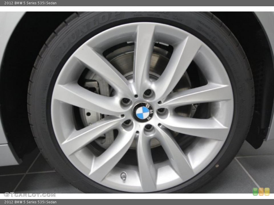 2012 BMW 5 Series 535i Sedan Wheel and Tire Photo #56705636