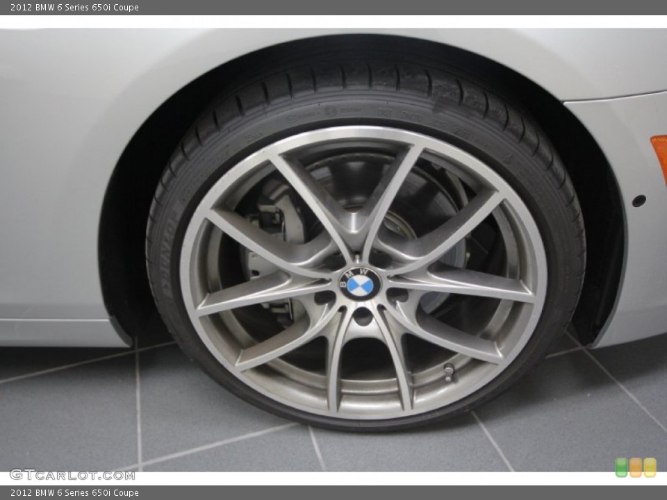 2012 BMW 6 Series 650i Coupe Wheel and Tire Photo #56706101