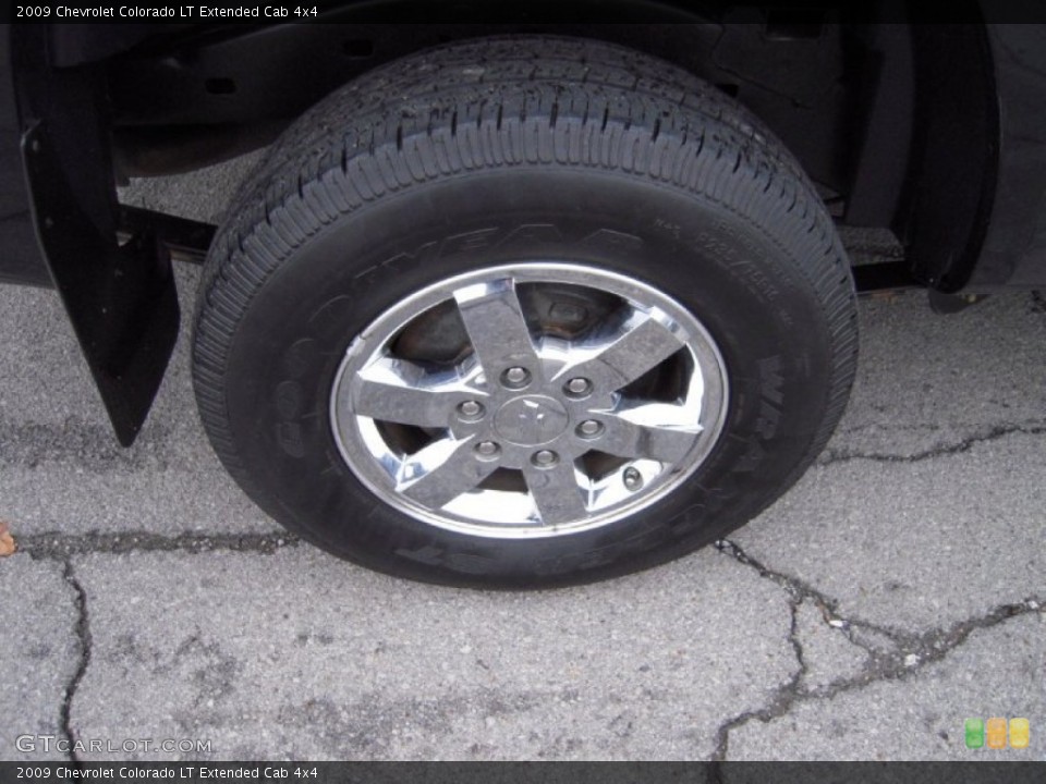 2009 Chevrolet Colorado LT Extended Cab 4x4 Wheel and Tire Photo #56711915