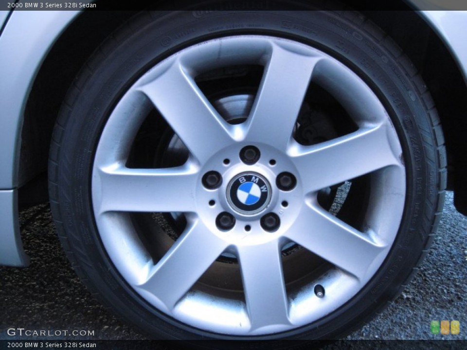 2000 BMW 3 Series 328i Sedan Wheel and Tire Photo #56712773