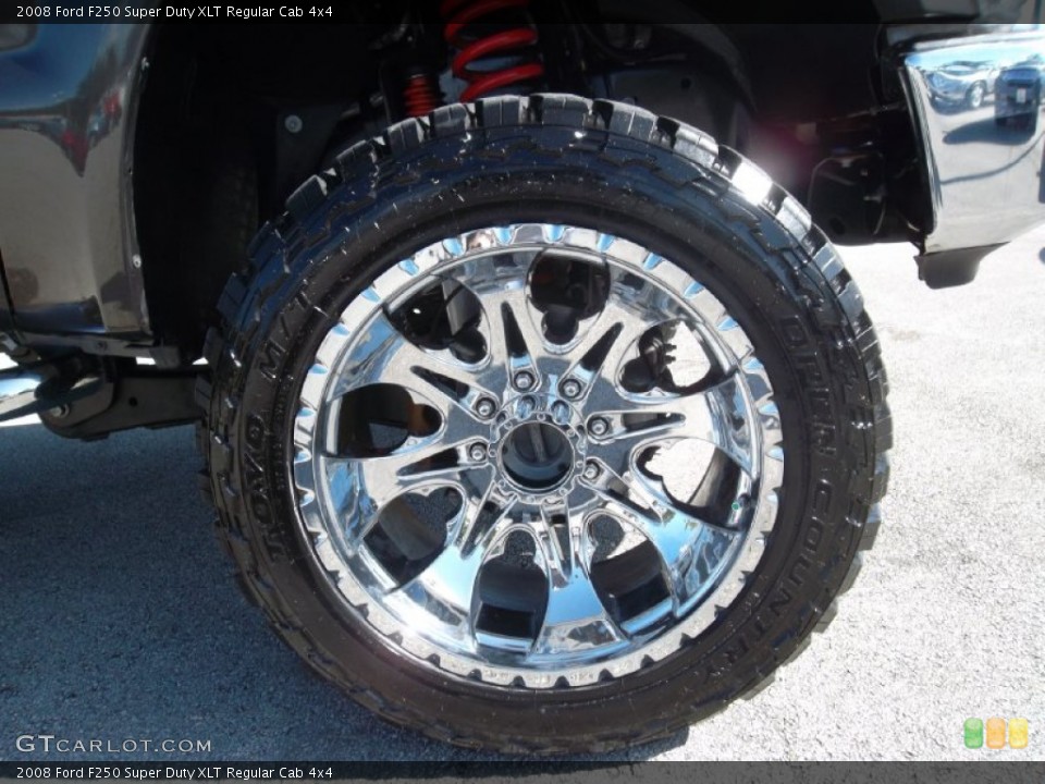 2008 Ford F250 Super Duty Custom Wheel and Tire Photo #56715693