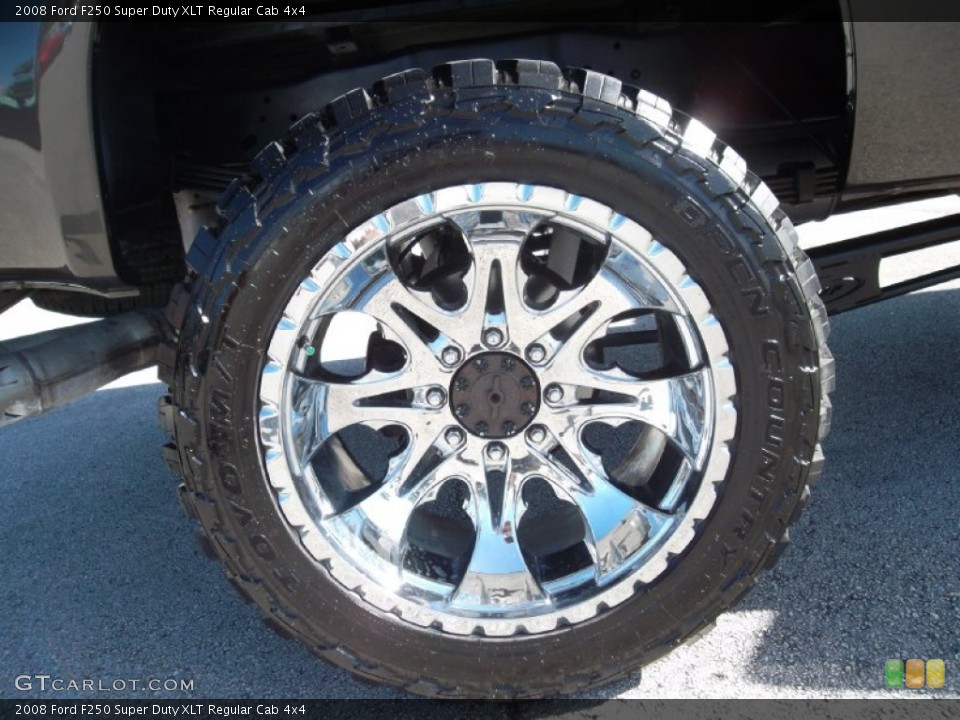 2008 Ford F250 Super Duty Custom Wheel and Tire Photo #56715703