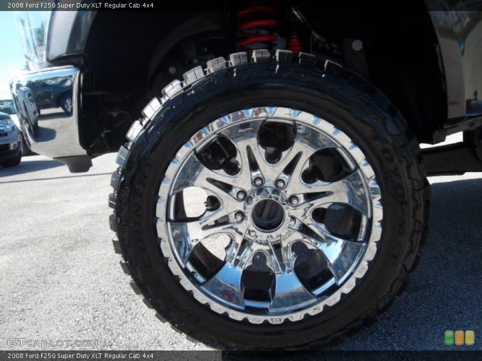 2008 Ford F250 Super Duty Custom Wheel and Tire Photo #56715770