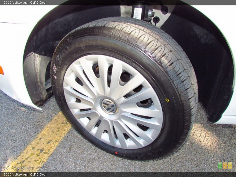 2010 Volkswagen Golf 2 Door Wheel and Tire Photo #56716844