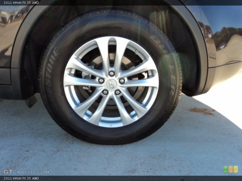 2011 Infiniti FX 35 AWD Wheel and Tire Photo #56719208