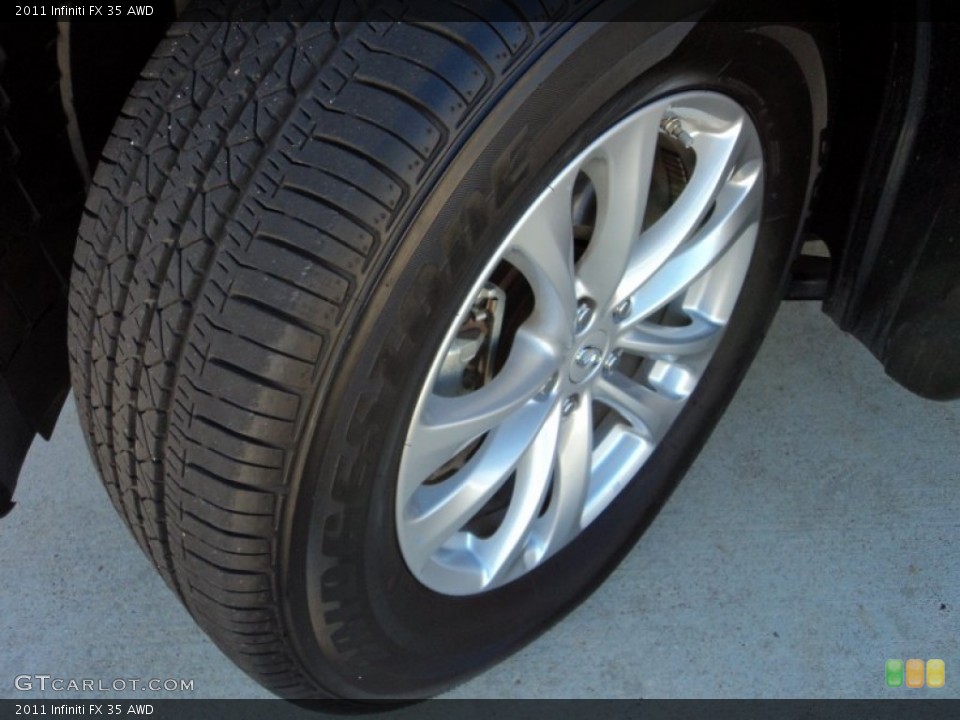 2011 Infiniti FX 35 AWD Wheel and Tire Photo #56719217