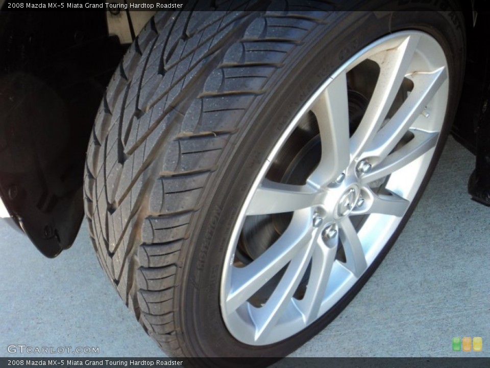 2008 Mazda MX-5 Miata Grand Touring Hardtop Roadster Wheel and Tire Photo #56720879