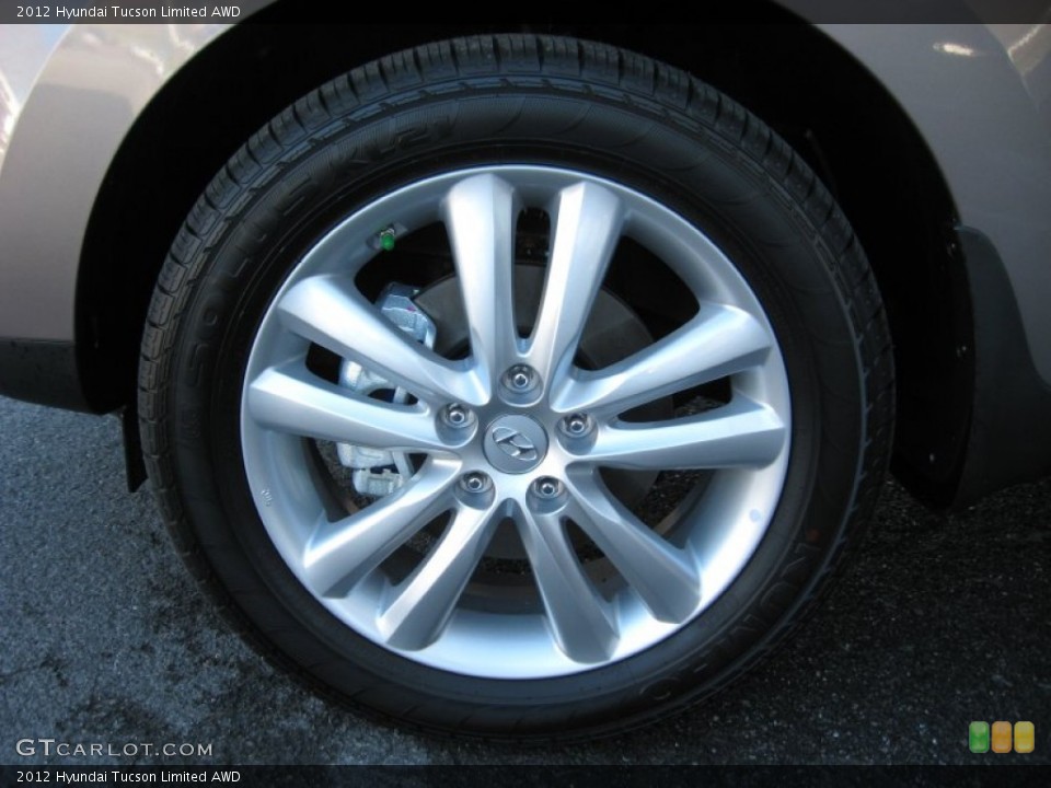 2012 Hyundai Tucson Limited AWD Wheel and Tire Photo #56727089