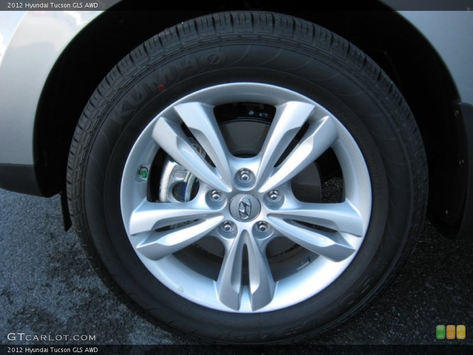 2012 Hyundai Tucson GLS AWD Wheel and Tire Photo #56727341