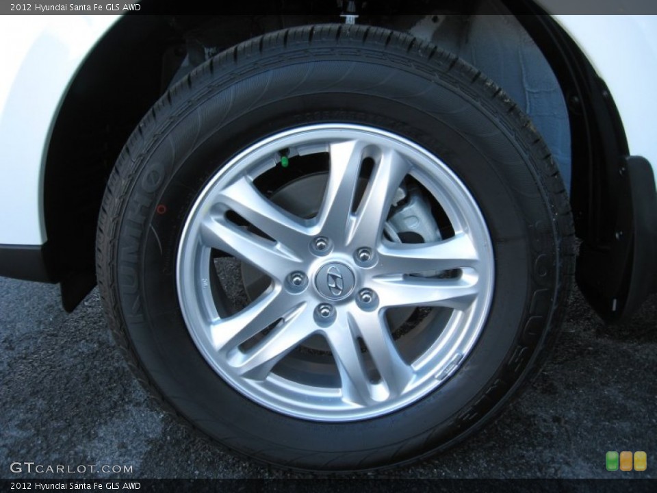 2012 Hyundai Santa Fe GLS AWD Wheel and Tire Photo #56727581