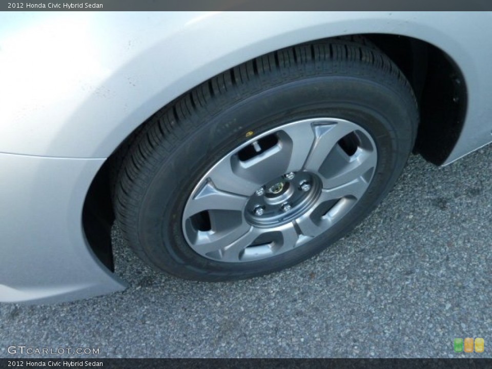 2012 Honda Civic Hybrid Sedan Wheel and Tire Photo #56727668