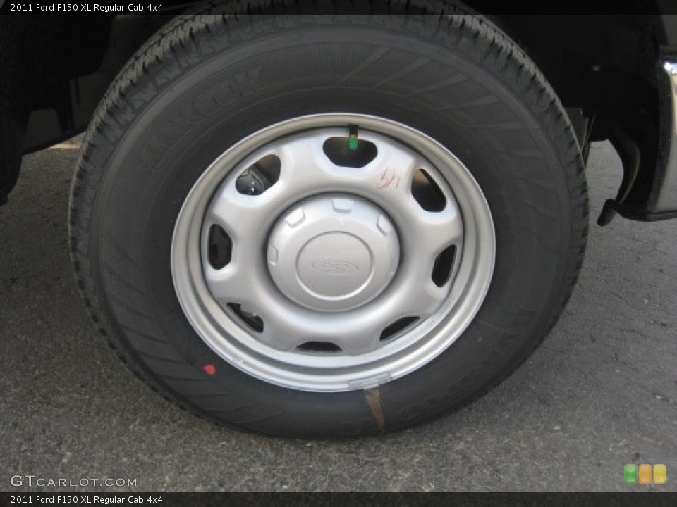 2011 Ford F150 XL Regular Cab 4x4 Wheel and Tire Photo #56728799
