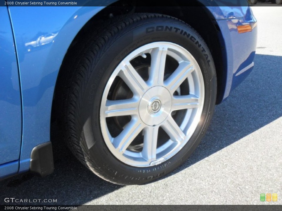 2008 Chrysler Sebring Touring Convertible Wheel and Tire Photo #56729819
