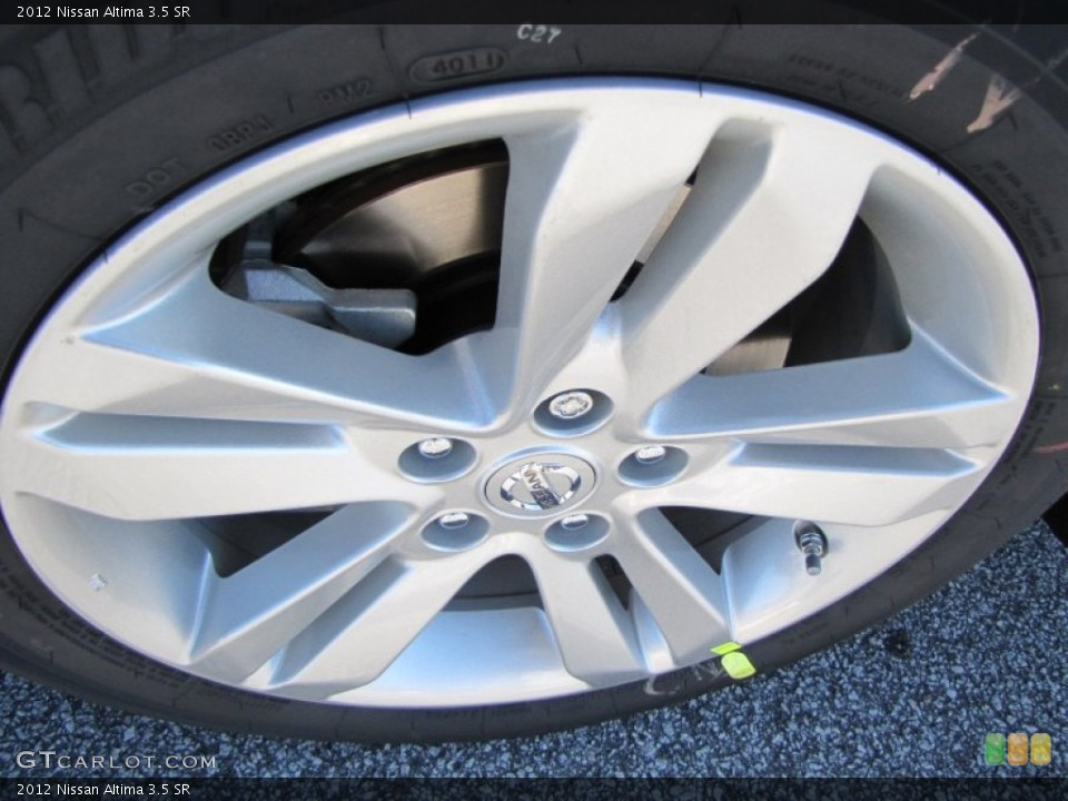 2012 Nissan Altima 3.5 SR Wheel and Tire Photo #56733644