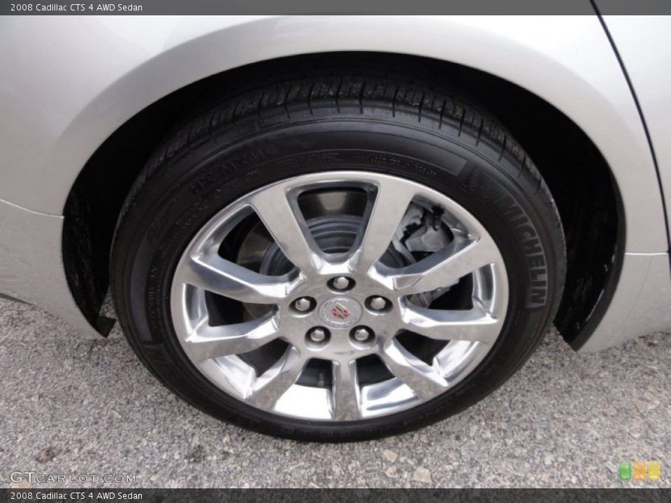 2008 Cadillac CTS 4 AWD Sedan Wheel and Tire Photo #56741004