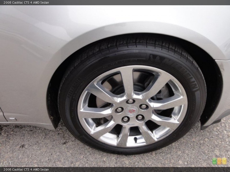 2008 Cadillac CTS 4 AWD Sedan Wheel and Tire Photo #56741013