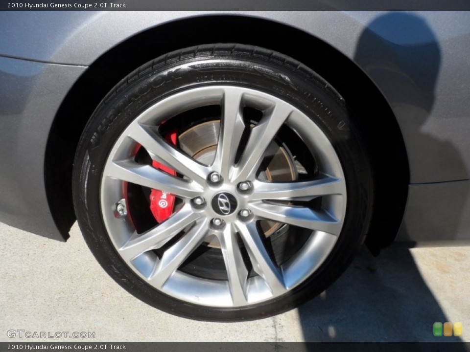 2010 Hyundai Genesis Coupe 2.0T Track Wheel and Tire Photo #56742748