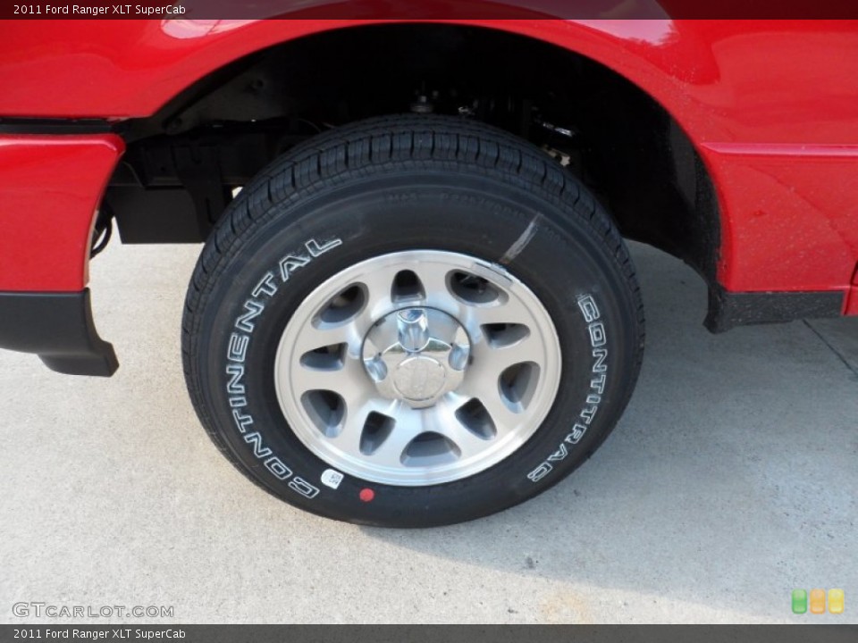 2011 Ford Ranger XLT SuperCab Wheel and Tire Photo #56747055