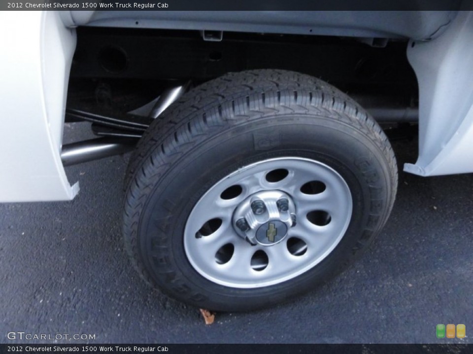 2012 Chevrolet Silverado 1500 Work Truck Regular Cab Wheel and Tire Photo #56749104