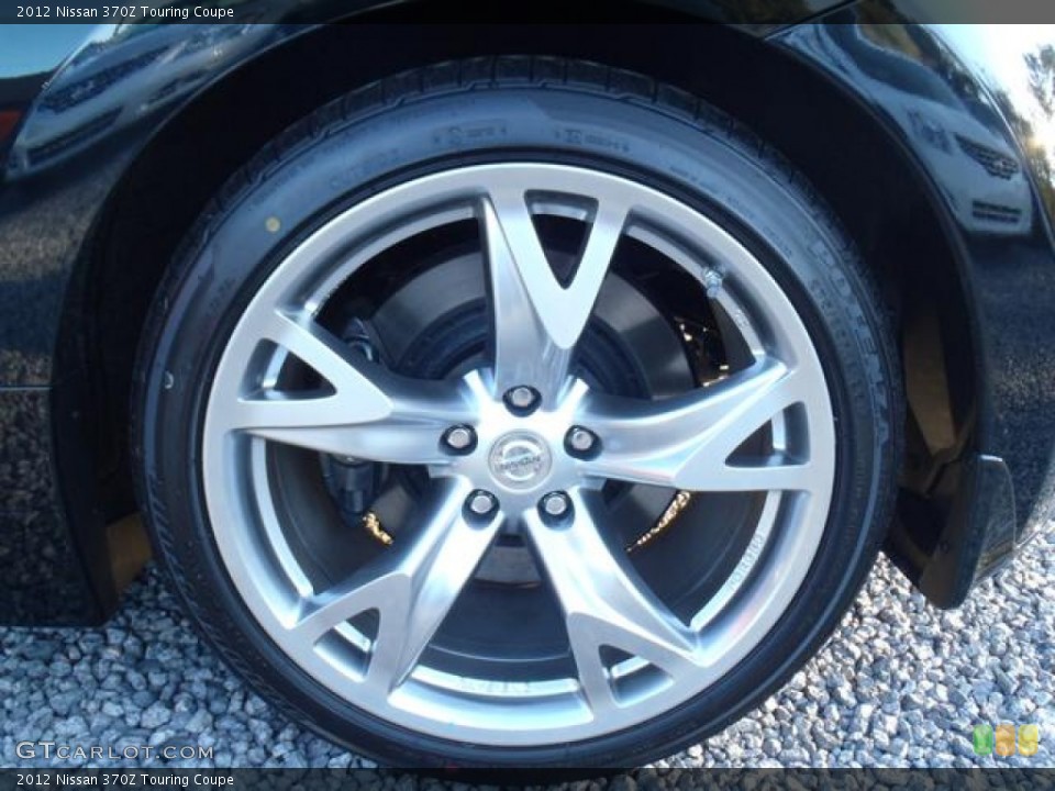 2012 Nissan 370Z Touring Coupe Wheel and Tire Photo #56752680
