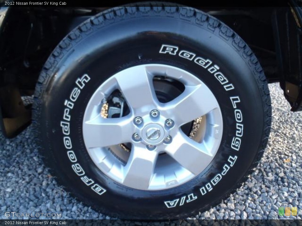 2012 Nissan Frontier SV King Cab Wheel and Tire Photo #56752886