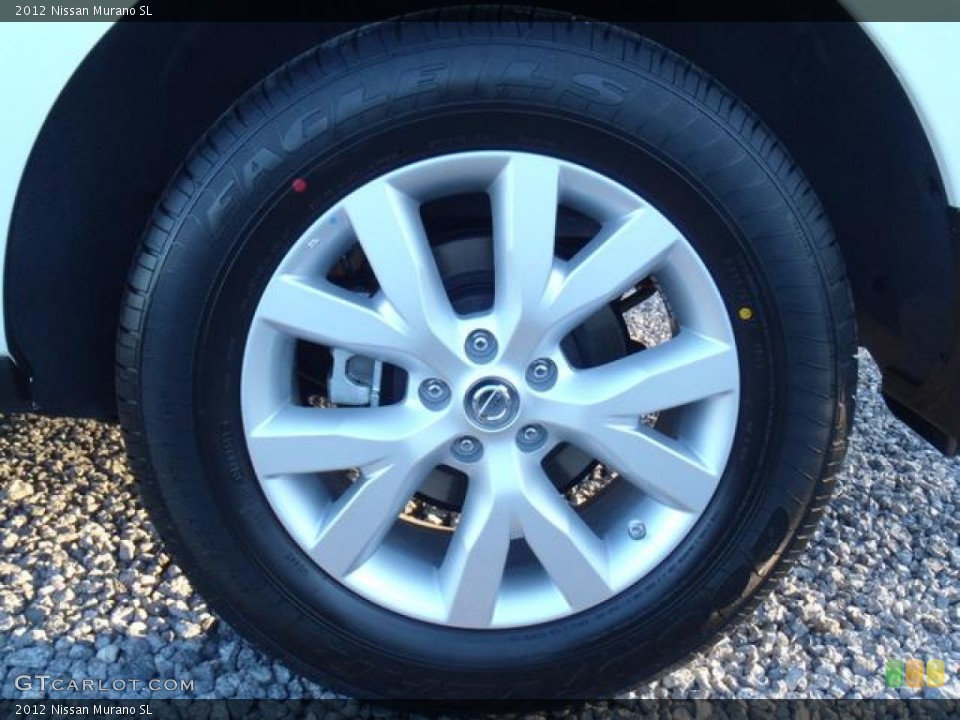 2012 Nissan Murano SL Wheel and Tire Photo #56753403