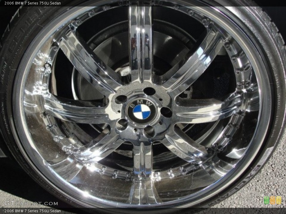 2006 BMW 7 Series Custom Wheel and Tire Photo #56754480