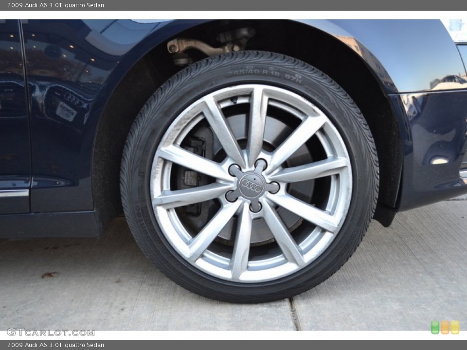 2009 Audi A6 3.0T quattro Sedan Wheel and Tire Photo #56756616