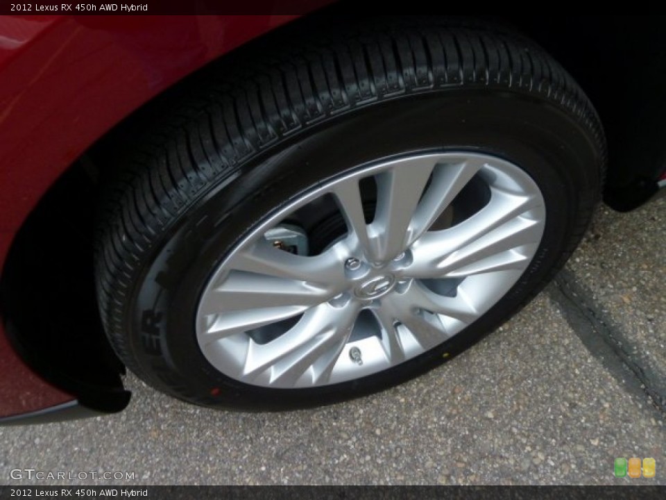 2012 Lexus RX 450h AWD Hybrid Wheel and Tire Photo #56758494