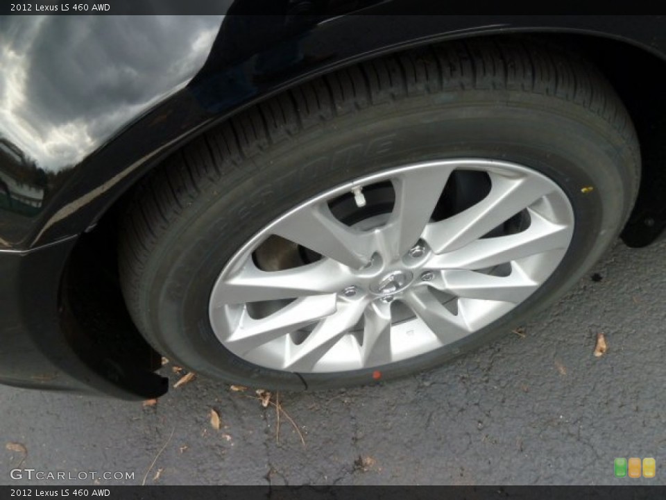 2012 Lexus LS 460 AWD Wheel and Tire Photo #56759088