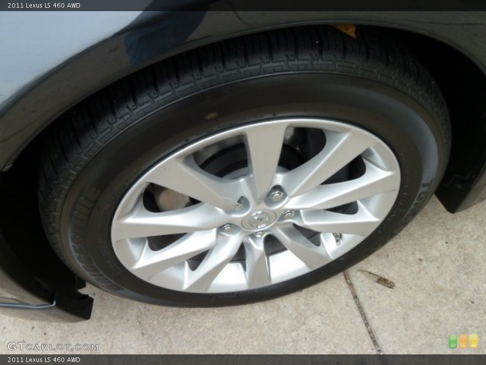 2011 Lexus LS 460 AWD Wheel and Tire Photo #56759322