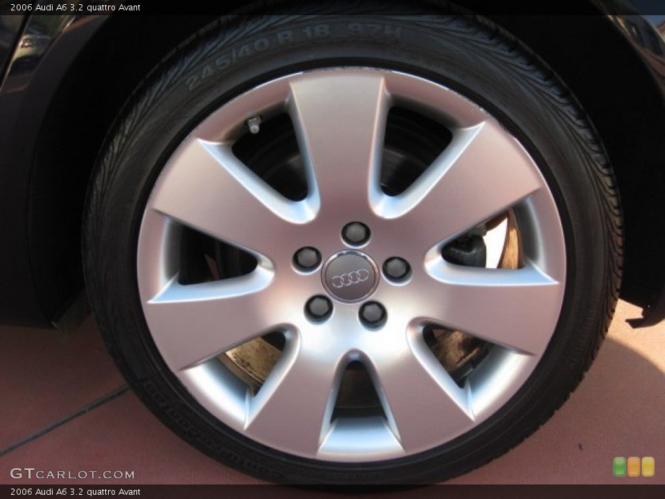 2006 Audi A6 3.2 quattro Avant Wheel and Tire Photo #56762535