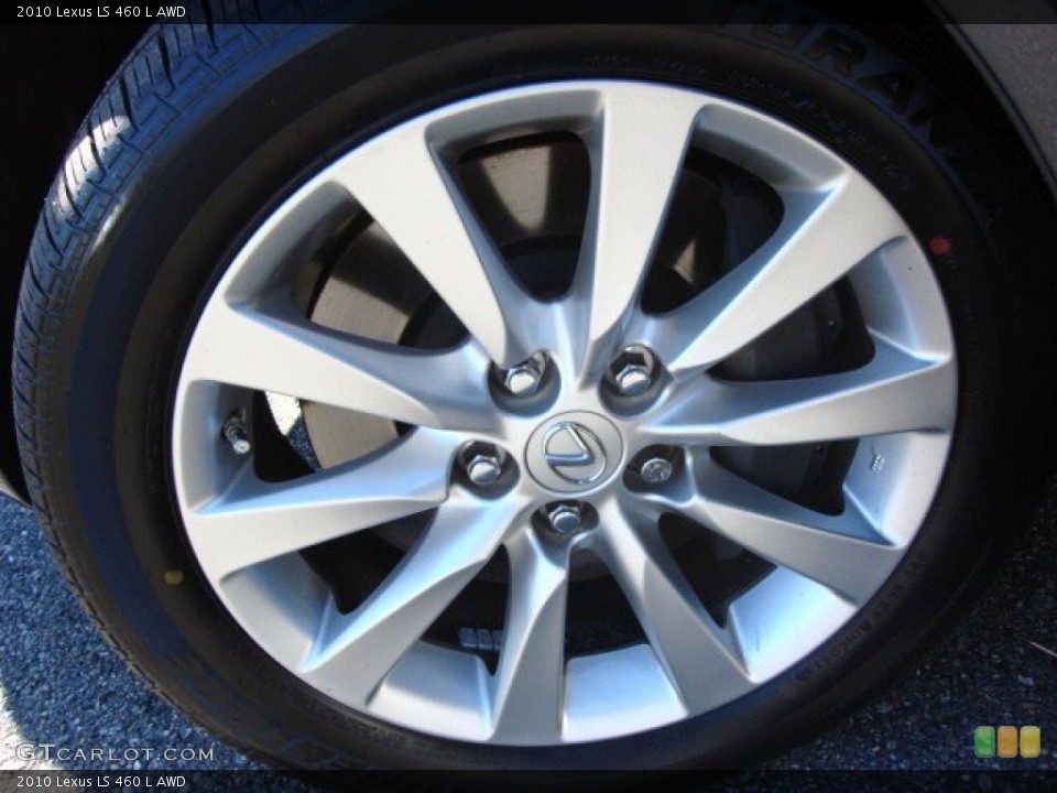 2010 Lexus LS 460 L AWD Wheel and Tire Photo #56765445