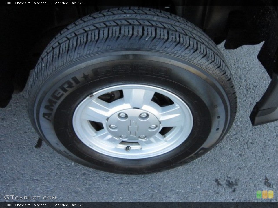 2008 Chevrolet Colorado LS Extended Cab 4x4 Wheel and Tire Photo #56765663