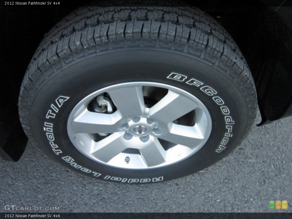 2012 Nissan Pathfinder SV 4x4 Wheel and Tire Photo #56766333