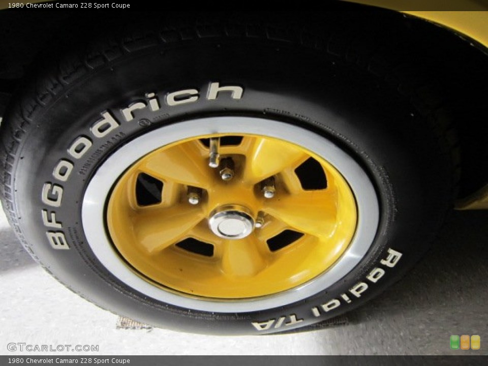 1980 Chevrolet Camaro Z28 Sport Coupe Wheel and Tire Photo #56773359