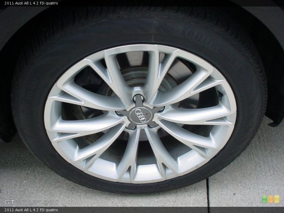 2011 Audi A8 L 4.2 FSI quattro Wheel and Tire Photo #56779461