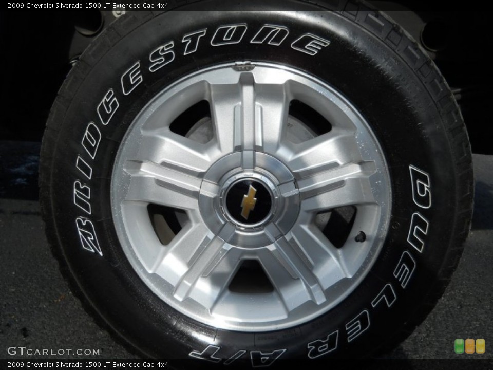 2009 Chevrolet Silverado 1500 LT Extended Cab 4x4 Wheel and Tire Photo #56783764