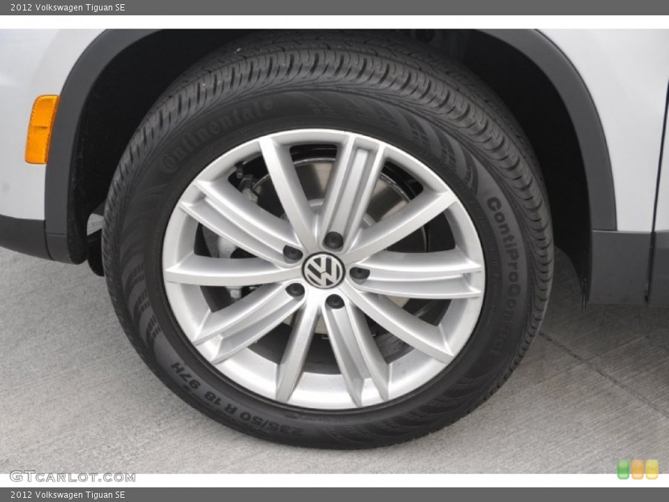 2012 Volkswagen Tiguan SE Wheel and Tire Photo #56784133