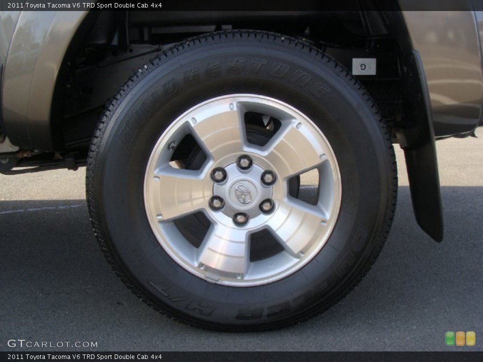 2011 Toyota Tacoma V6 TRD Sport Double Cab 4x4 Wheel and Tire Photo #56788090