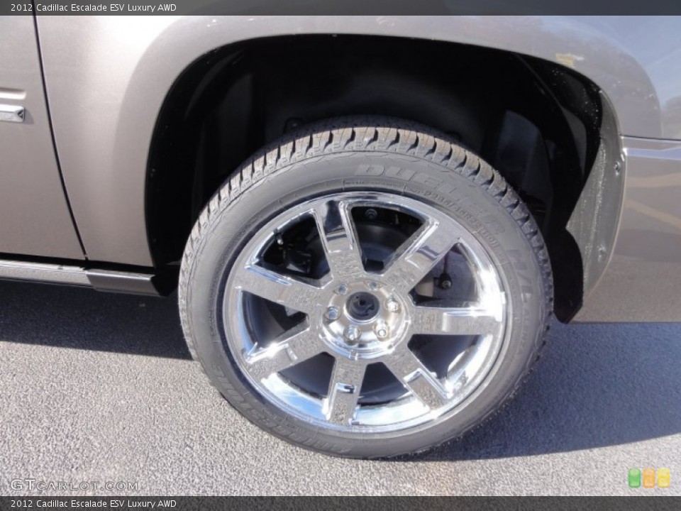 2012 Cadillac Escalade ESV Luxury AWD Wheel and Tire Photo #56788747