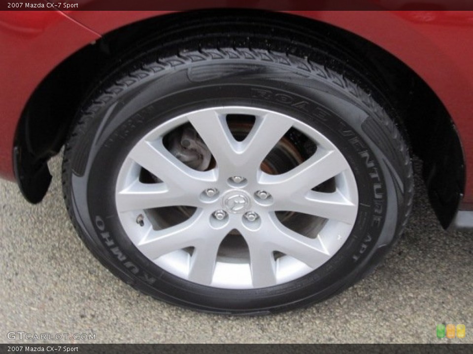 2007 Mazda CX-7 Sport Wheel and Tire Photo #56790627