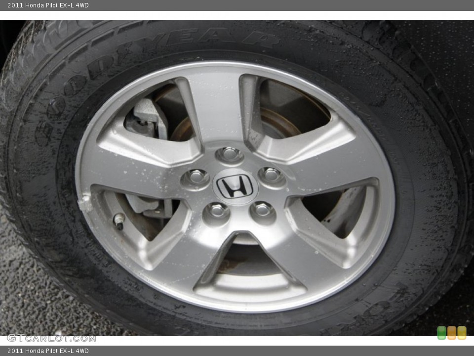 2011 Honda Pilot EX-L 4WD Wheel and Tire Photo #56798368