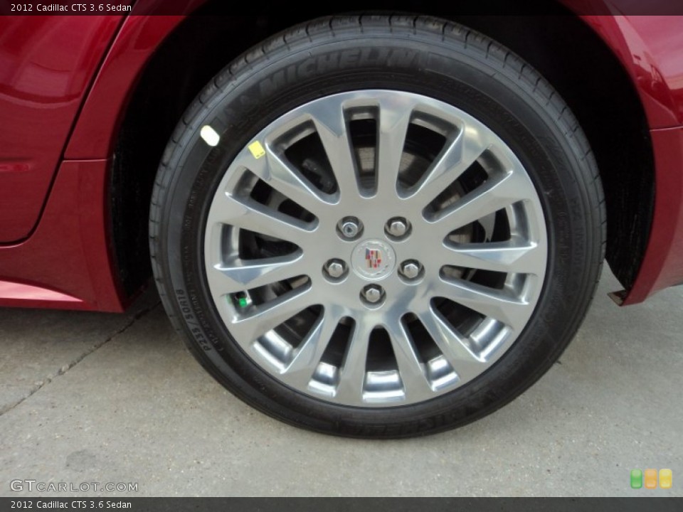 2012 Cadillac CTS 3.6 Sedan Wheel and Tire Photo #56799607