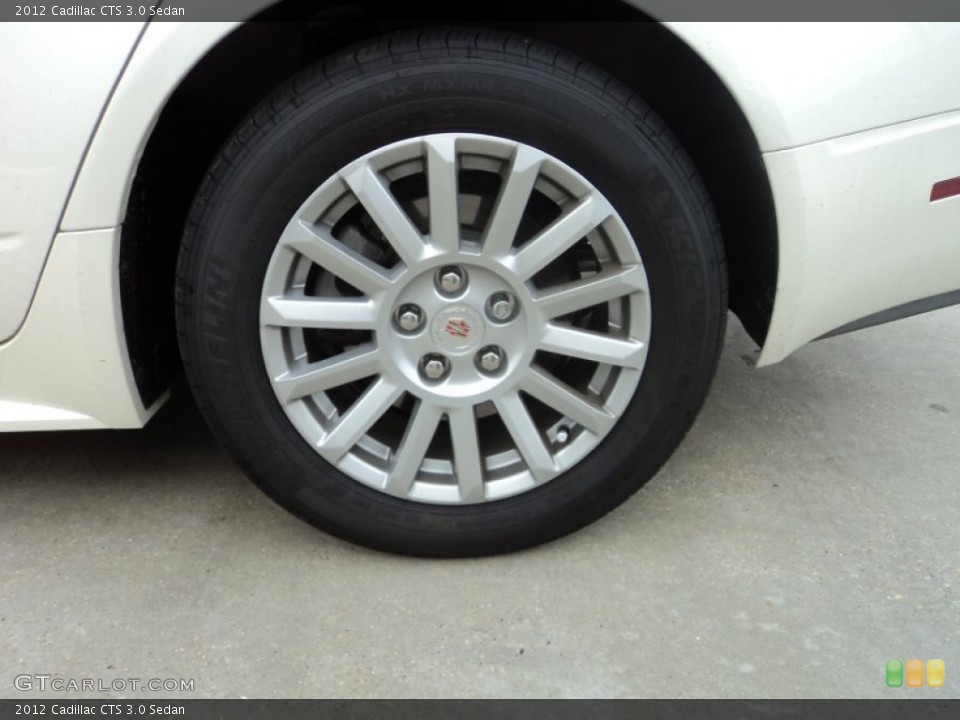 2012 Cadillac CTS 3.0 Sedan Wheel and Tire Photo #56800011